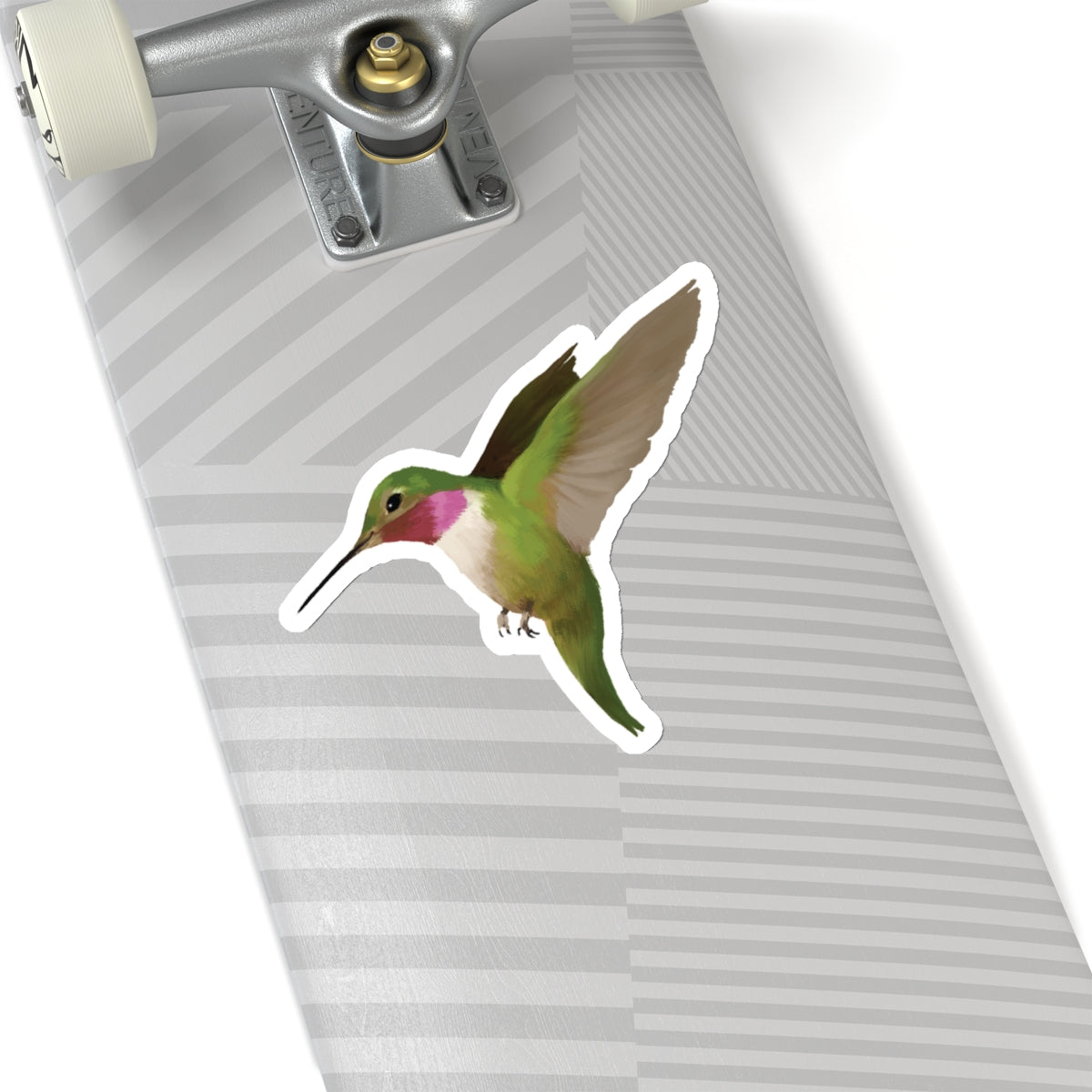 Humming Bird Kiss Cut Sticker