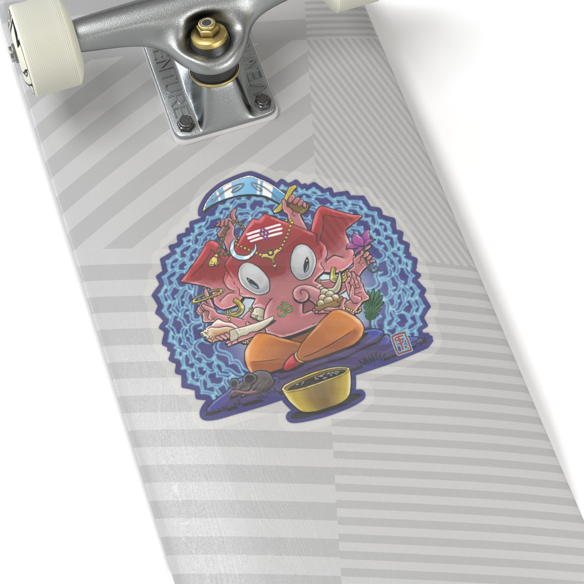 Psychedelic Ganesh Kiss-Cut Sticker