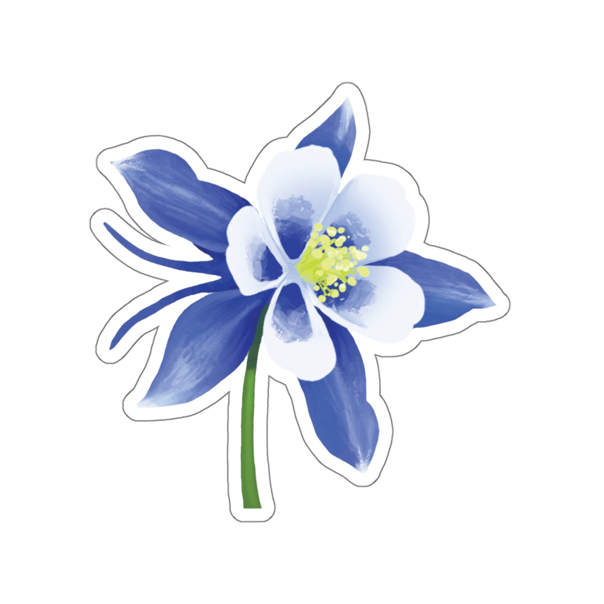 Columbine Kiss Cut Sticker